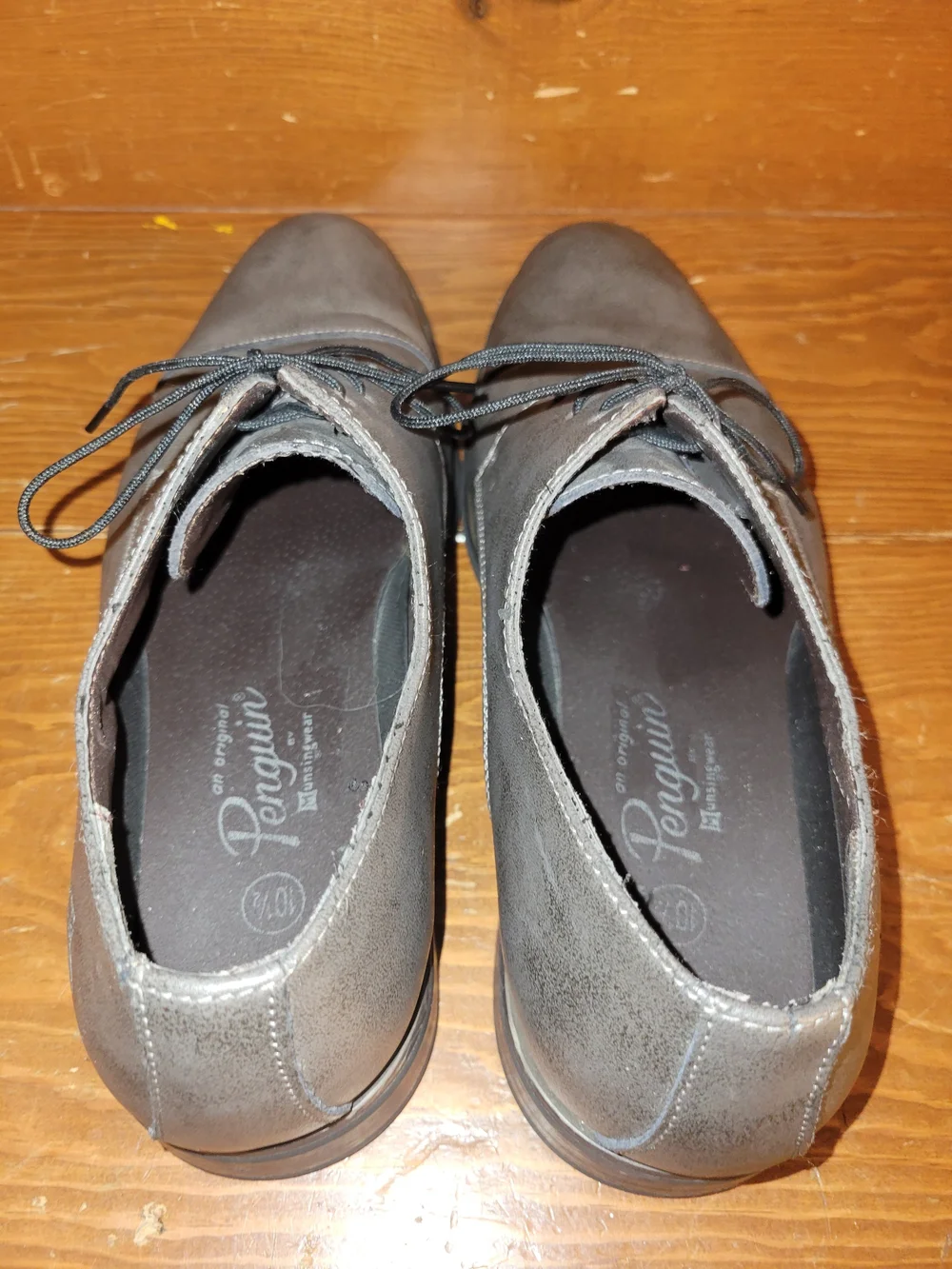 Gray Men's Original Penguin Brad Cap-Toe Oxford Dress Shoes
